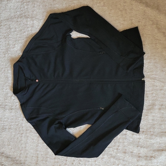 lululemon athletica Tops - LULULEMON ~Zip Athletic Jacket, 8, Black